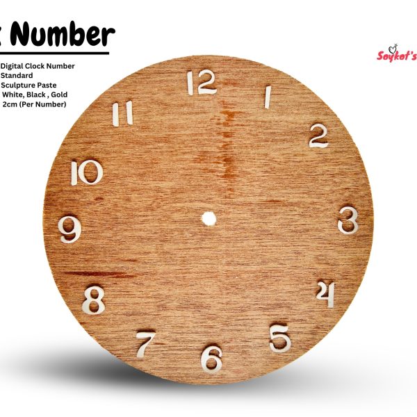 Sculpture Clock Number