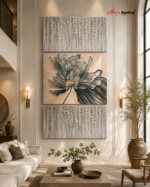 3D Texture Floral Handmade Painting - Image 2