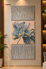 3D Texture Floral Handmade Painting - Image 3