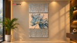 3D Texture Floral Handmade Painting