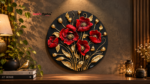 3D Poppy Flower Handmade Painting - Image 4