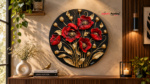 3D Poppy Flower Handmade Painting